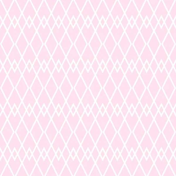 Carrelage Fond Blanc Rose Pastel Motif Vectoriel — Image vectorielle