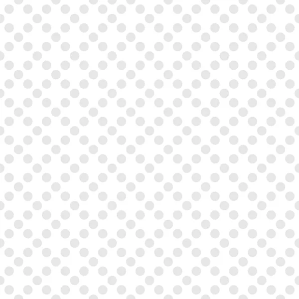 Modèle Vectoriel Tuile Avec Pois Gris Sur Fond Blanc — Image vectorielle