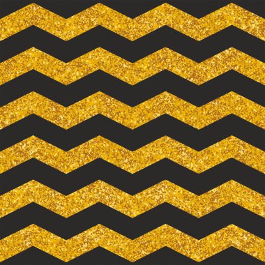 Siyah çizgili döşeme vektör deseni ve pürüzsüz duvar kağıdı dekorasyonu için altın arkaplan