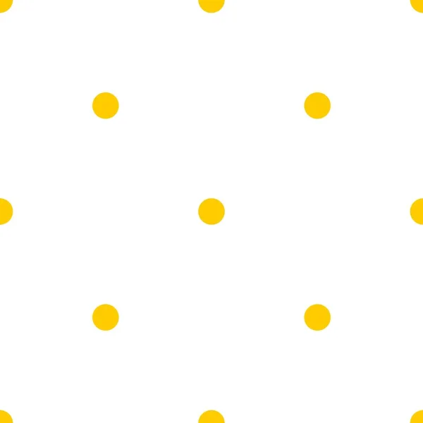 Motif Vectoriel Sans Couture Avec Des Petits Pois Jaunes Ensoleillés — Image vectorielle