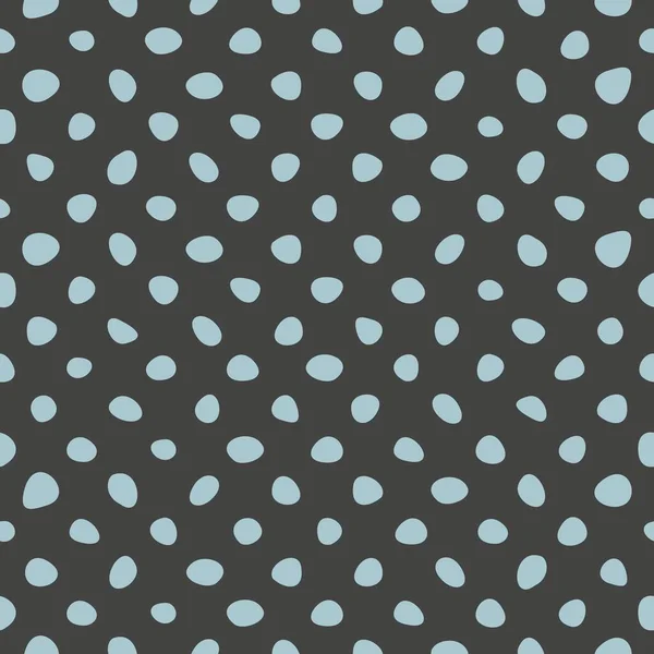 タイルベクトルパターンとともにパステルミントグリーン水玉黒の背景 — ストックベクタ