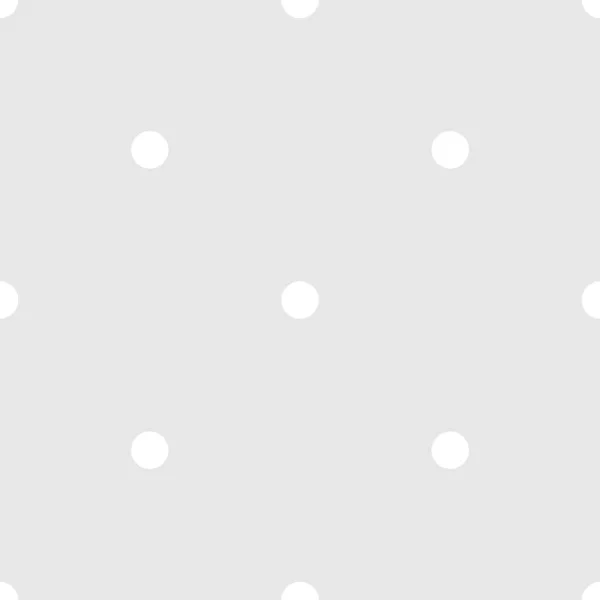 Безшовний Білий Сірий Векторний Візерунок Або Плитковий Фон Невеликими Поляками — стоковий вектор