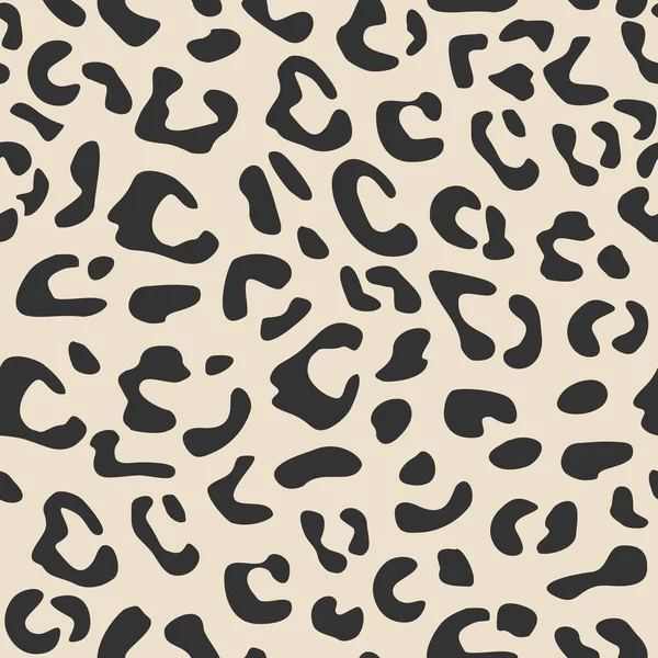Nahtloses Leopardenvektormuster Design Animal Dark Fliese Print Hintergrund — Stockvektor