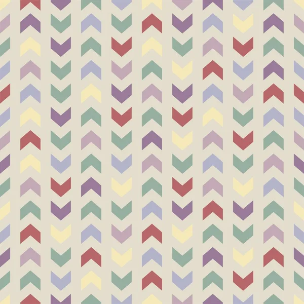 Chevron Motif Vectoriel Coloré Sans Couture Fond Tuile Avec Zig — Image vectorielle