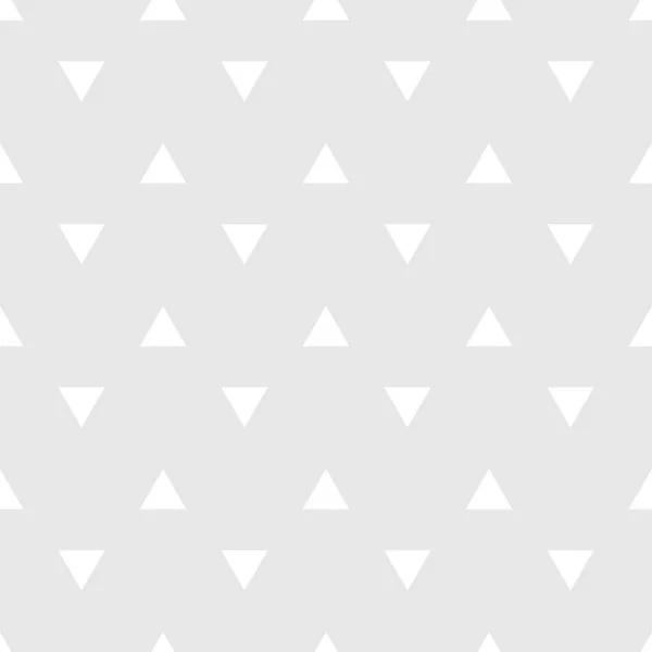 Patrón Vectores Azulejos Con Triángulos Blancos Sobre Fondo Gris Para — Archivo Imágenes Vectoriales