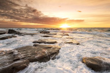 Sunrise noktası Cartwright, Sunshine Coast, Queensland, Avustralya