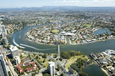 Panoramik şehir Lake Tekapo Yeni Zelanda'da South Island