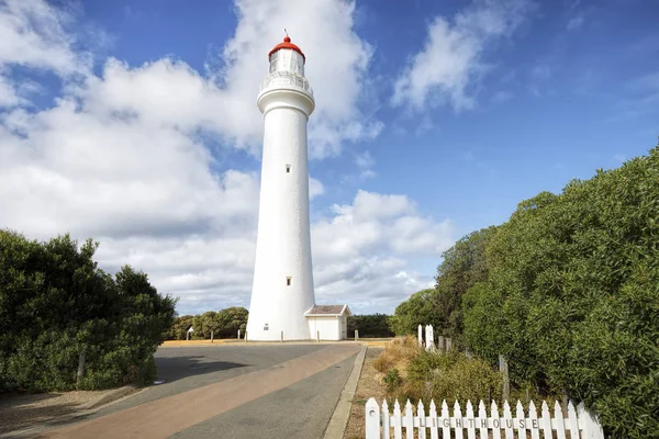 Port Fairy Világítótorony Griffiths Island Great Ocean Road Victoria Ausztrália — Stock Fotó