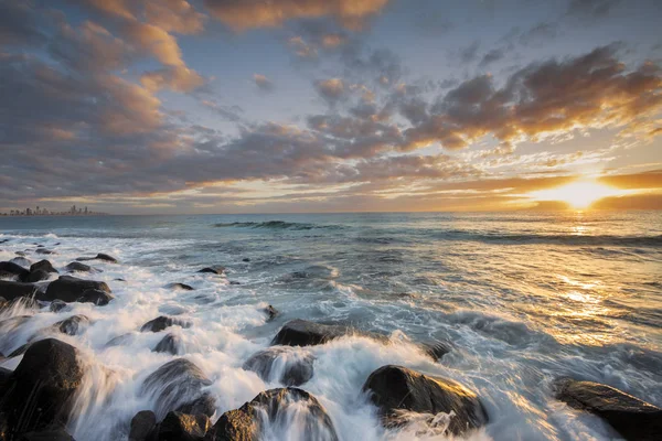 Sunrise noktası Cartwright, Sunshine Coast, Queensland, Avustralya