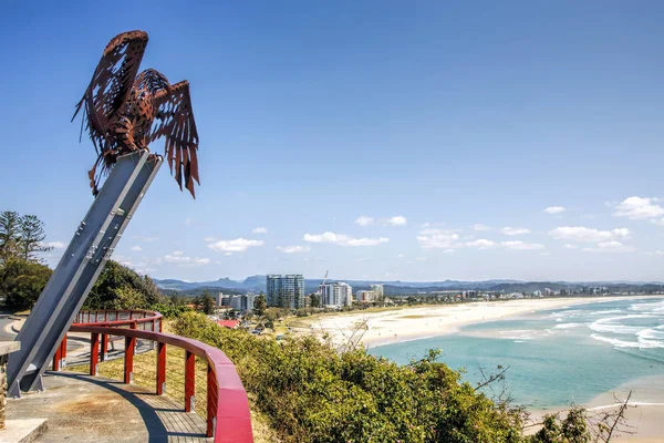 Kirra Point Lookout Coolangatta Gold Coast — Stok fotoğraf