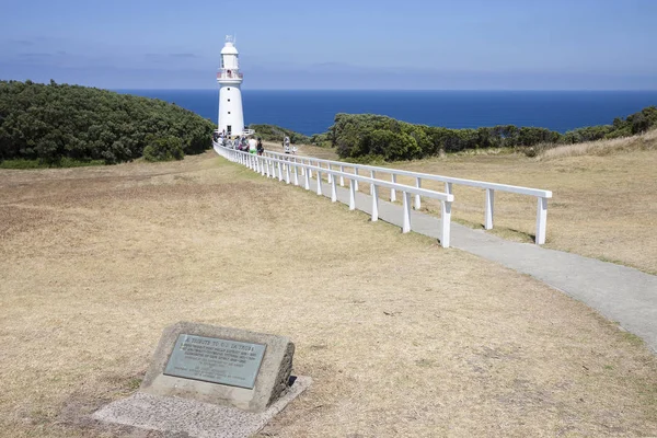 Világítótorony Cape Otway Cape Otway Great Ocean Road Victoria Ausztrália — Stock Fotó