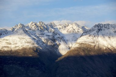 Tooth Peaks close up, Glenorchy, New Zealand clipart