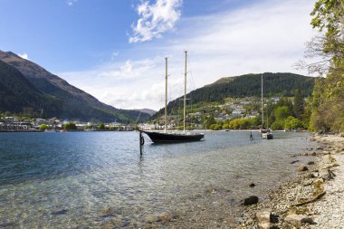 Lake wakatipu, queenstown, Yeni Zelanda