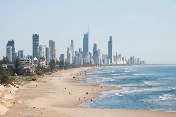 Surfers Paradise April 21St 2014 Panoramic View Surfers Paradise Beachfront — Stock Photo, Image