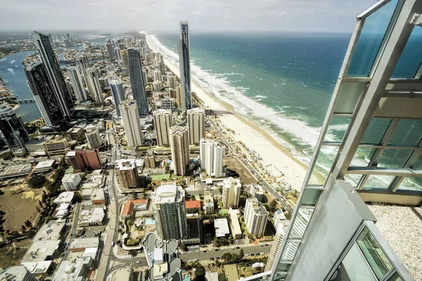 Surfers Paradise Nisan 2015 Görünüm Surfers Paradise Manzarası Beachfront Avustralya — Stok fotoğraf