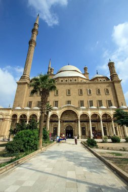 Gündüz, Kahire, Mısır camide Muhammed Ali'nin görünümünü