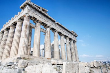 Atina, Yunanistan 'da Akropolis' te partenon