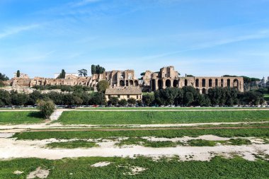 Görünüm kalıntıları Roma Forumu, Roma, İtalya