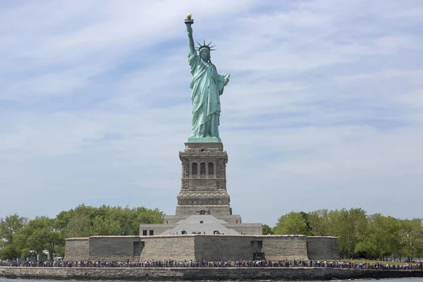 Nueva York Mayo 2015 Estatua Libertad Liberty Island New York —  Fotos de Stock