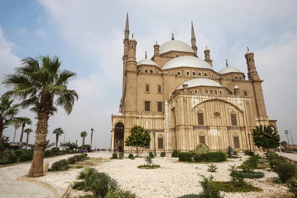 Veduta Della Moschea Muhammad Ali Giorno Cairo Egitto — Foto Stock