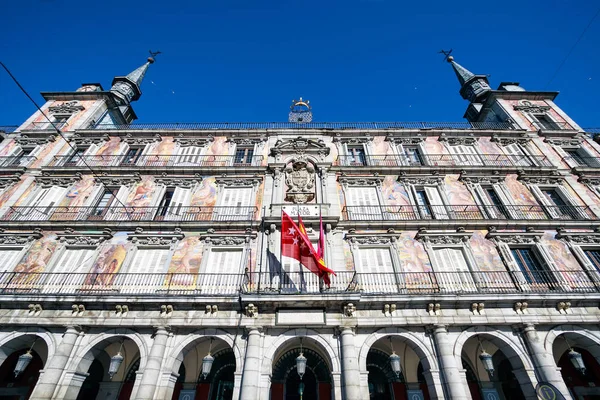 Madrid Espanha Novembro 2012 Plaza Mayor Square Madrid Destino Turístico — Fotografia de Stock