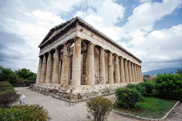 Teseo'nın Antik Agora tapınakta. Atina. Yunanistan