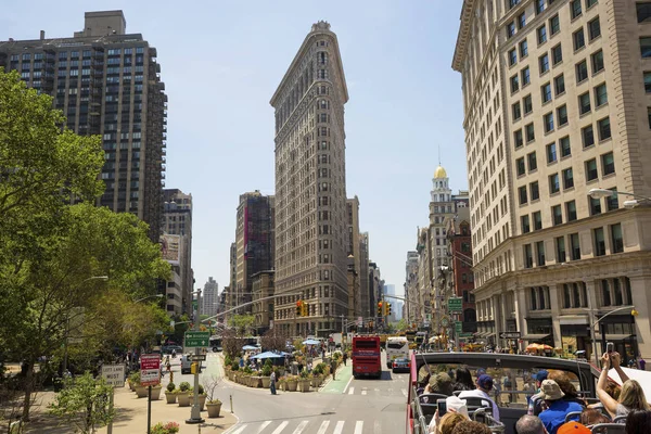 New York Usa May 27Th 2015 Flat Iron Building Facade — Stock Photo, Image