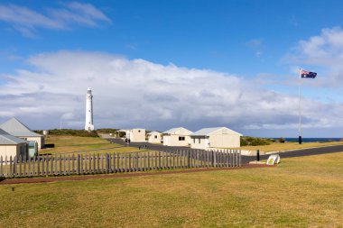 Cape Leeuwin Deniz Feneri, Hint Okyanusu'nun Güney Okyanusu ile buluştuğu Avustralya'nın en güneybatı noktası.