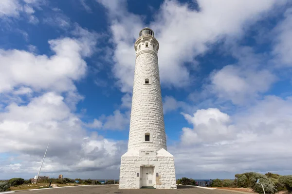 Cape Leeuwin Lighthouse Most Southwestern Point Australia Indian Ocean Meets — Stock Photo, Image