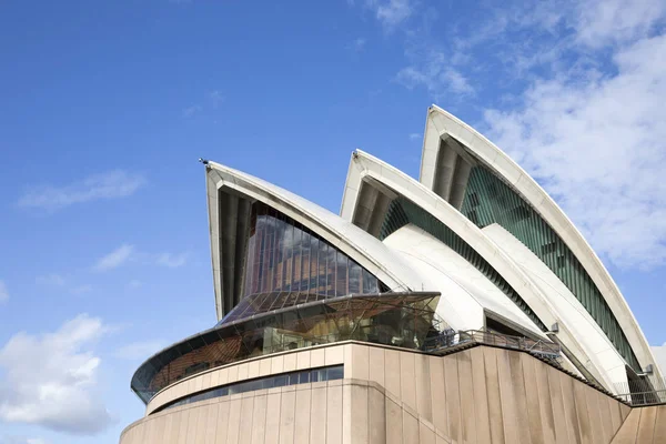 Sydney Australië Juni 2018 Close Van Het Iconische Sydney Opera — Stockfoto