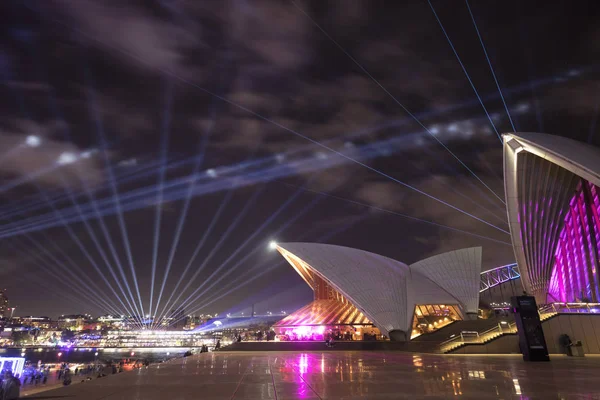 Sydney Australia Junio 2018 Vista Cerca Emblemática Ópera Sídney Por — Foto de Stock