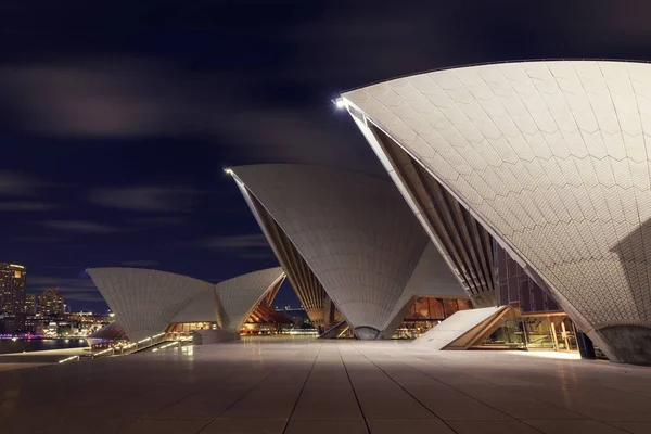 Sydney Australia Junio 2018 Vista Cerca Emblemática Ópera Sídney Por — Foto de Stock