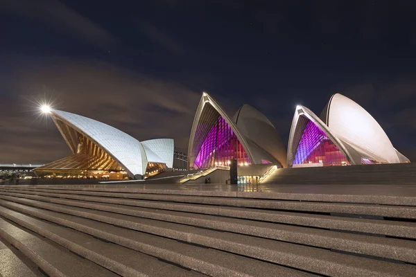 Sydney Australia Czerwca 2018 Bliska Widok Słynny Sydney Opera House — Zdjęcie stockowe