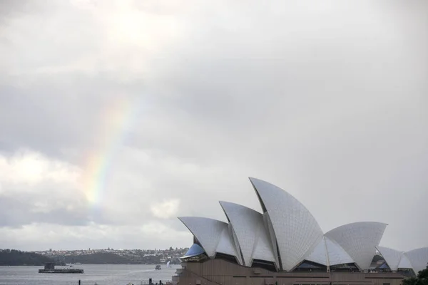 Sydney Australia Czerwca 2018 Bliska Widok Słynny Sydney Opera House — Zdjęcie stockowe