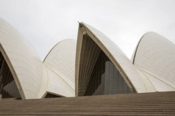 Sydney Austrália Junho 2018 Vista Perto Icónica Ópera Sydney Dos Fotografia De Stock