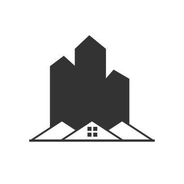 Bina vektör inşaat düz simge