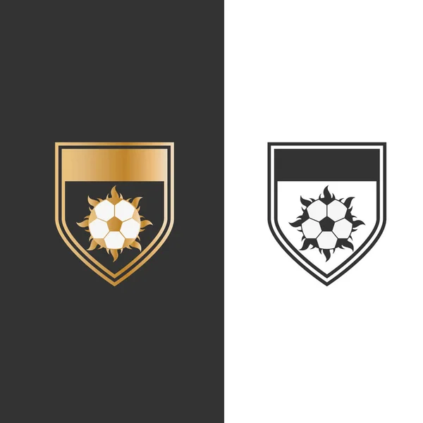 Ikona ilustracja logo ogień piłka projekt sport wektor — Wektor stockowy
