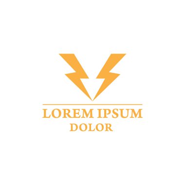 vektör illüstrasyon çift enerji simgesi logo tasarımı