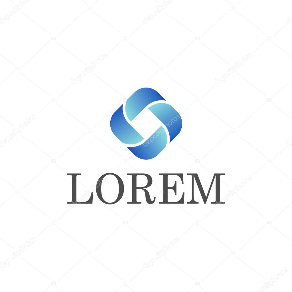 Vector illustration abstract icon logo design