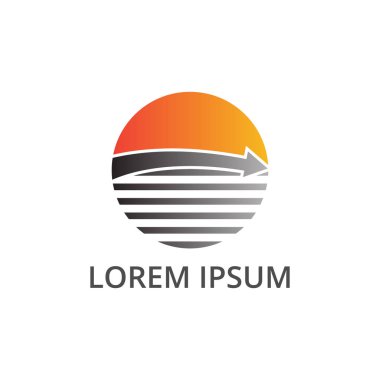 Modern vektör illüstrasyon ok simge tasarım