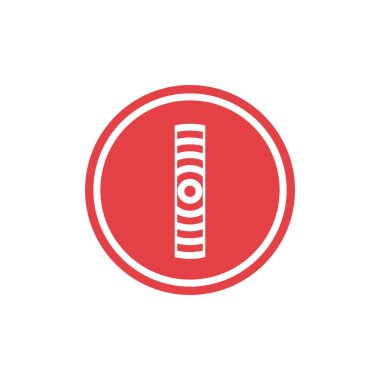 soyut vektör illüstrasyon daireler harf i simge logo modern tasarım oluşturan