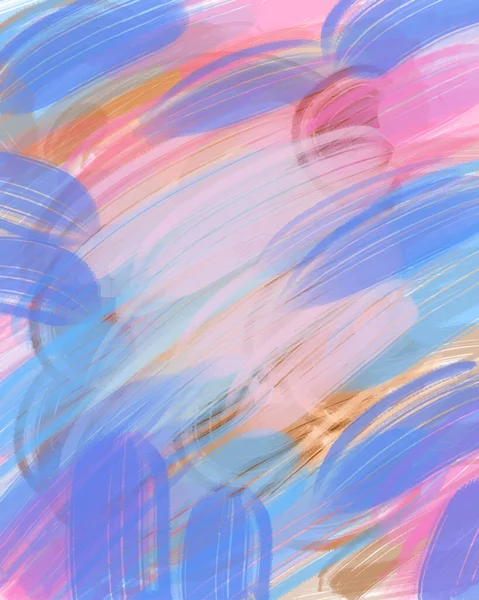 Soyut el fırçası darbeleri renkli pastel sanatsal suluboya arka plan