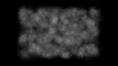 Abstract seamless animation of smoke clouds