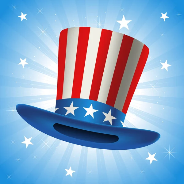 Uncle Sam Hat — Stock Vector