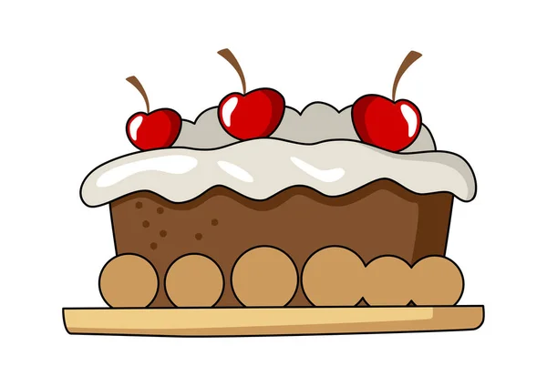 蛋糕挞 — 图库矢量图片