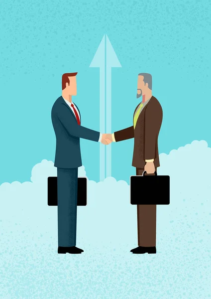 Business Deal Illustration de concept — Image vectorielle