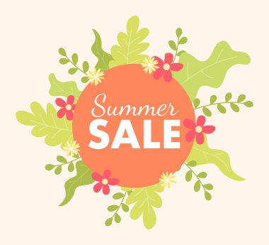 Summer sale icon