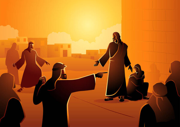 Иисус прощает прелюбодейку
