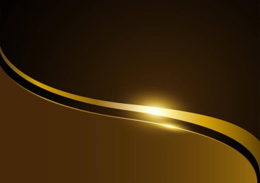 Kopya alanı için boş soyut arkaplan, altın lüks tasarım şablonu, vektör illüstrasyonu