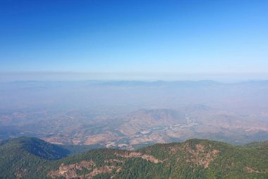 Güzel bir sahne görünümü, Kew Mae Pan doğa iz Doi Inthanon Milli Parkı, Chiang Mai, Tayland